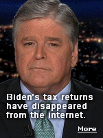 President Biden made a bid deal about full financial disclosure and posted his tax returns on the internet. Suddenly, last summer, they disappeared. Was the ''10% for the Big Guy'' causing some problems? Hunter claimed to be paying nearly $50,000 a month in rent to live in Joe's house. Looks like a clever money-laundry scheme to many. Click to see his tax returns before he deleted them.